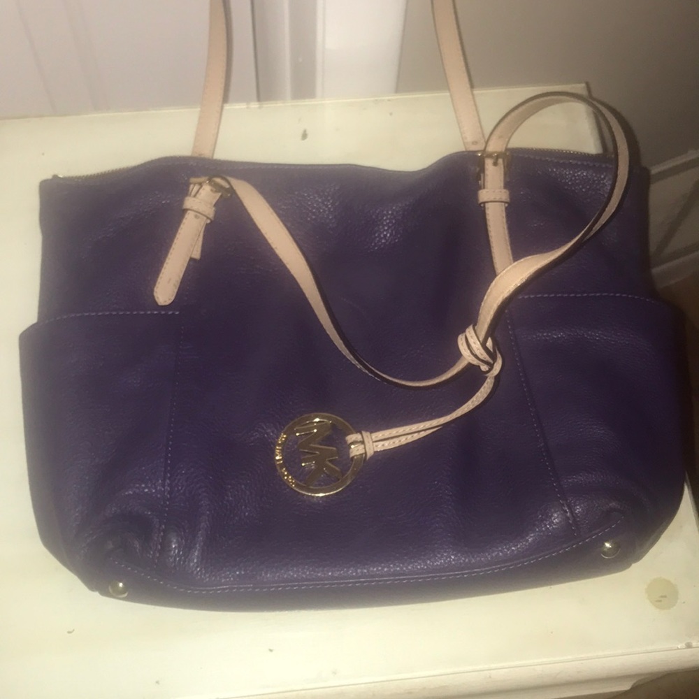 Michael Kors Purple Shoulder Bag
